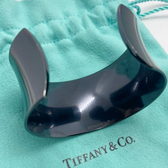 Tiffany & Co. 1837 Wide Titanium Cuff Bracelet 6" Circumference – Excellent - Picture 6 of 12